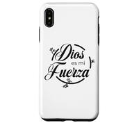 Custodia per iPhone XS Max Dios es mi fuerza.