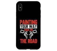 Custodia per iPhone XS Max Dipingere la strada del ritorno sulla strada pittore