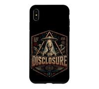 Custodia per iPhone XS Max Disclosure 2026 UFO Alien Truth Seeker UAP Design retrò