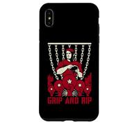 Custodia per iPhone XS Max Disco da golf vintage Grip e Rip Frolf Player Retro Propaganda