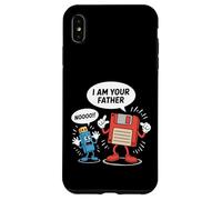 Custodia per iPhone XS Max Disco floppy USB «I Am Your Father», divertente tecnologia retrò