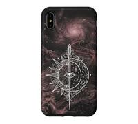 Custodia per iPhone XS Max Disegno cosmico spirituale dell'equilibrio del sole celeste