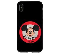 Custodia per iPhone XS Max Disney 100 Mickey Mouse Club Logo Color Vintage D100
