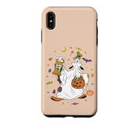 Custodia per iPhone XS Max Disney Goofy Halloween Ghost Trick-or-Treat Icons