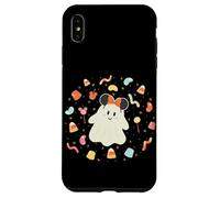 Custodia per iPhone XS Max Disney Halloween Minnie Mouse Ears Cute Ghost Candy Treats