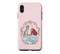 Custodia per iPhone XS Max Disney Lady and the Tramp Valentine's Day Spaghetti Kiss