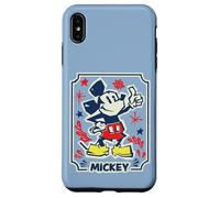 Custodia per iPhone XS Max Disney Mickey Mouse Fiesta Papel Picado Style Mexican Art