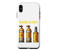 Custodia per iPhone XS Max Divers Dieta Divertente Immersioni Immersioni Nitrox Air Dieta Umorismo Uomini