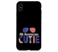 Custodia per iPhone XS Max Divertente All American Cutie