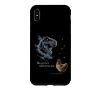 Custodia per iPhone XS Max Divertente antenato di pollo T-Rex Ricorda chi sei