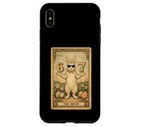 Custodia per iPhone XS Max Divertente carta dei tarocchi pasquali Bunny Rabbit Bruh 67 Six Seven Meme