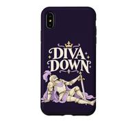 Custodia per iPhone XS Max Divertente cavaliere medievale diva giù umorismo rinascimentale