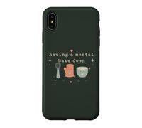 Custodia per iPhone XS Max Divertente cottura mentale Bake Down Baking Pun