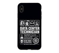 Custodia per iPhone XS Max Divertente Data Center Tecnico Sarcastico IT Etichetta Avvertimento