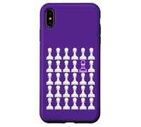 Custodia per iPhone XS Max Divertente design per gli amanti degli scacchi con zampe