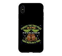 Custodia per iPhone XS Max Divertente detto "dimentica i due piselli" sarcastico