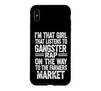 Custodia per iPhone XS Max Divertente dicendo quella ragazza che ascolta gangster