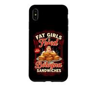 Custodia per iPhone XS Max Divertente dire ragazze grasse e panini fritti di Bologna