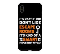 Custodia per iPhone XS Max Divertente Escape Room Game Giocatori E Team Crew Hobby Puzzle