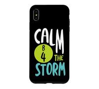 Custodia per iPhone XS Max Divertente gioco di parole BINGO Calma B4 la tempesta
