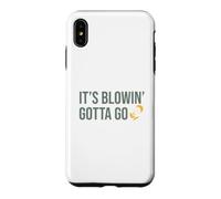 Custodia per iPhone XS Max Divertente kiteboarding It's Blowin' Gotta Go