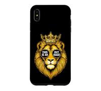 Custodia per iPhone XS Max Divertente leone che dice questo fuori rabbia sarcastico