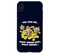 Custodia per iPhone XS Max Divertente maglietta ebraica Dreidel Spin Me Round Cute Hanukkah