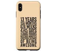 Custodia per iPhone XS Max Divertente maglietta per 13° compleanno Old Meter divertente 13 anni regali