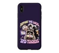 Custodia per iPhone XS Max Divertente procione Possum creature boschive Insegnante Umorismo