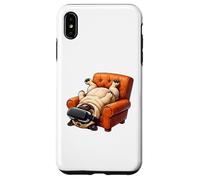 Custodia per iPhone XS Max Divertente Pug VR Gaming Dog Art