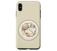 Custodia per iPhone XS Max Dolce cane Havanese che rilascia con cuccia per cani e cibo durante il sonno