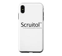 Custodia per iPhone XS Max Don't Care Drug Scuitol Divertente Sarcastico Screw It All