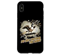 Custodia per iPhone XS Max Don't Disturb The Gains - Divertente sollevatore di pesi a forma di oca da palestra