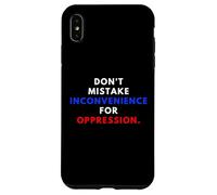 Custodia per iPhone XS Max Don't Mistake Iconvenience For Oppression Wear A Face Mask