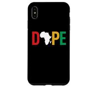Custodia per iPhone XS Max Dope Africa Map Juneteenth Pan African Pride