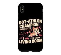 Custodia per iPhone XS Max DOT ATHLON CHAMPION UNDEFEATED IN EVERY LIVING ROOM