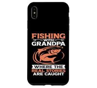 Custodia per iPhone XS Max Dove le vere storie vengono catturate pescando nonno