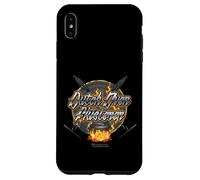 Custodia per iPhone XS Max Dutch Oven - Sussurro coperchio fiamme