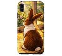 Custodia per iPhone XS Max Dutchie Bunny seduto dentro mentre guarda fuori