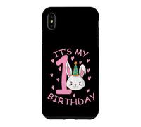 Custodia per iPhone XS Max È il mio primo compleanno Bunny Child Girl