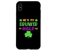 Custodia per iPhone XS Max È la mia fidanzata di coppia di metà ubriaco Mardi Gras