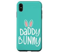 Custodia per iPhone XS Max Easter Family Matching Outfits Pastel Easter Daddy Bunny