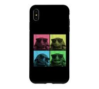 Custodia per iPhone XS Max Eastern Box Tartaruga Pop Art Divertente Turtle Lover Photo Booth