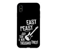 Custodia per iPhone XS Max Easy-Peasy Mille volte praticare la chitarra elettrica