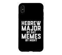 Custodia per iPhone XS Max Ebraico Maggiore Di Giorno Meme Di Notte Studente Semitico Giudaico