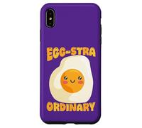 Custodia per iPhone XS Max Egg-Stra, simpatico gioco di parole a forma di uovo fritto