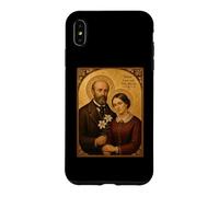 Custodia per iPhone XS Max Elegante icona cattolica dei Santi Luigi e Zelia Martin