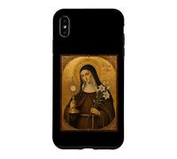 Custodia per iPhone XS Max Elegante Icona Cattolica di Santa Chiara d'Assisi