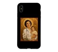 Custodia per iPhone XS Max Elegante Icona Cattolica di Santa Gianna Beretta Molla