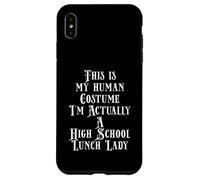 Custodia per iPhone XS Max Elementary Middle or High School Lunch Lady Costume